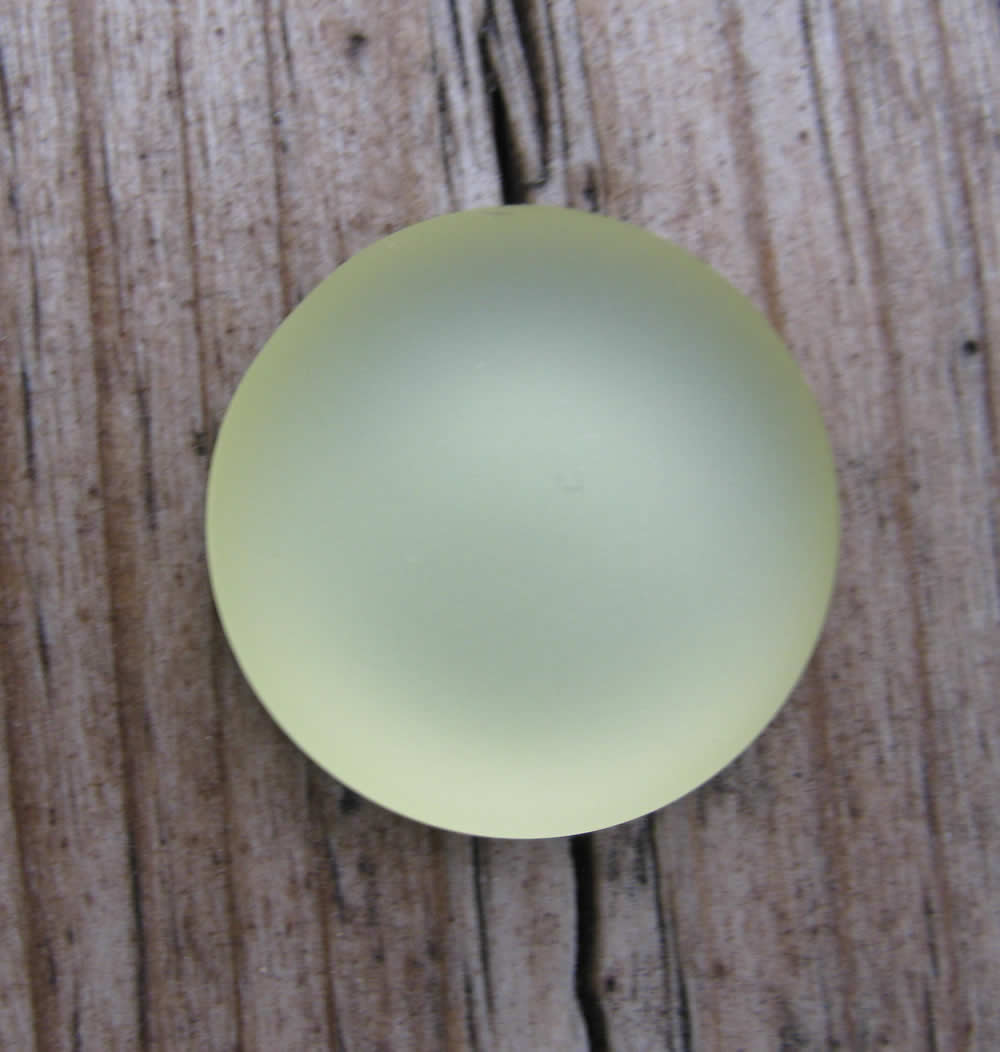 Luna Cabochon - Citron 18 mm, 1 styck