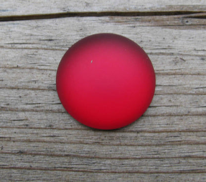 Luna Cabochon - Garnet 18 mm, 1 styck