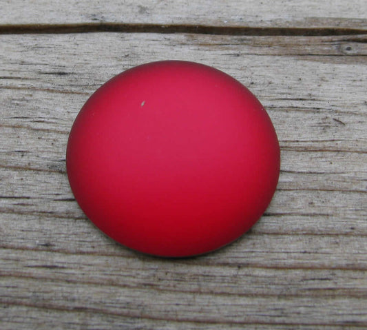 Luna Cabochon - Garnet 18 mm, 1 styck