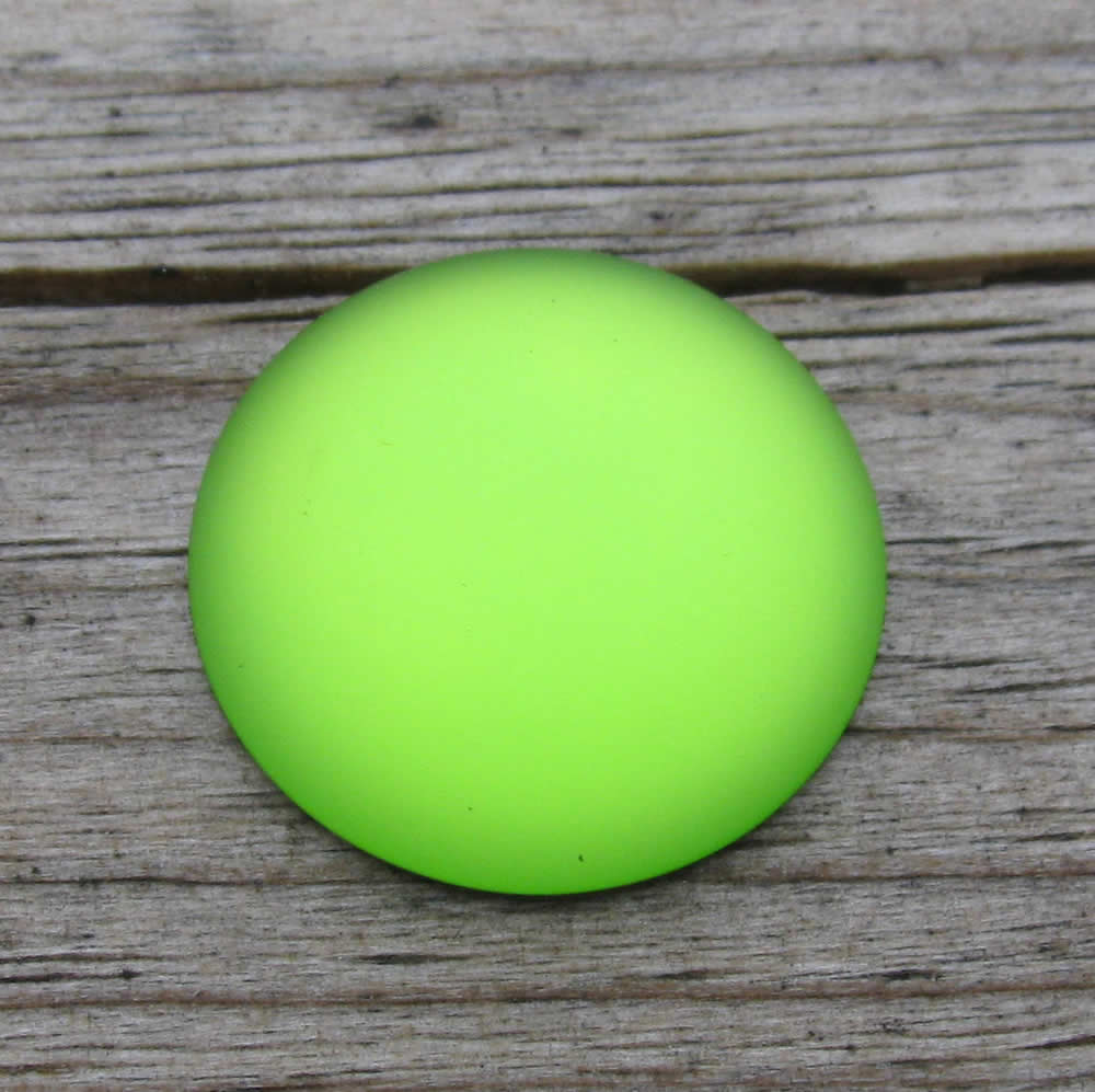 Luna Cabochon - Lime 18 mm, 1 styck