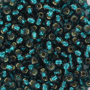 Miyuki seed beads - S/L DK Teal 8/0