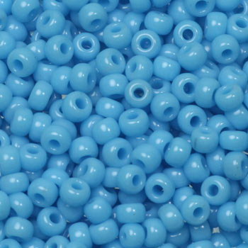 Miyuki seed beads - Opaque Light Blue  8/0