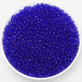 Miyuki seed beads - Transparent  Cobalt 11/0