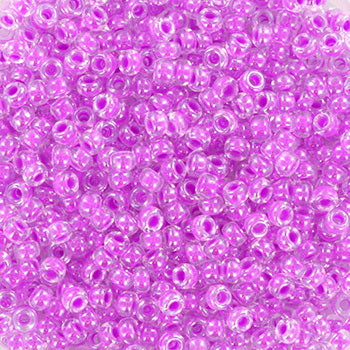 Miyuki seed beads - Luminous Plum Crazy 11/0