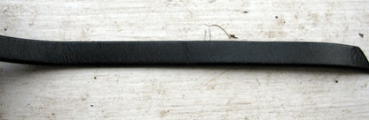 Läder platt bred - Svart, 10x2mm, 20 cm