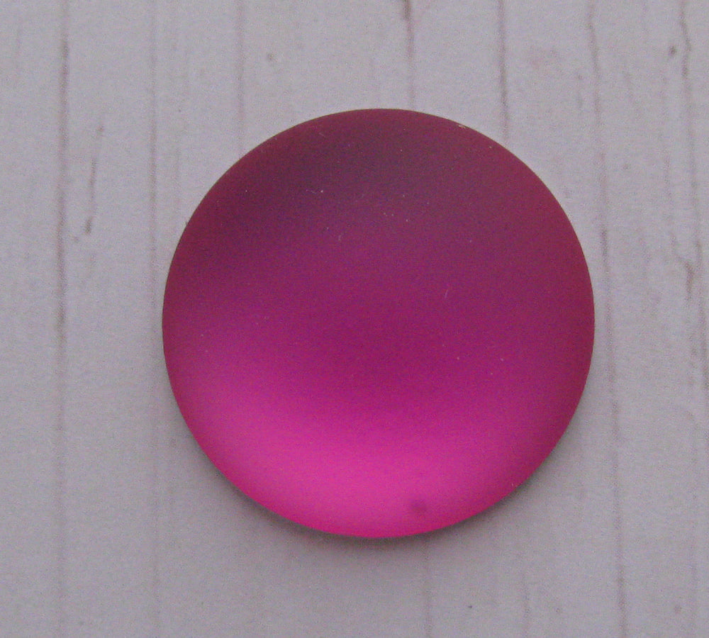 Luna Cabochon - Raspberry 24 mm, 1 styck