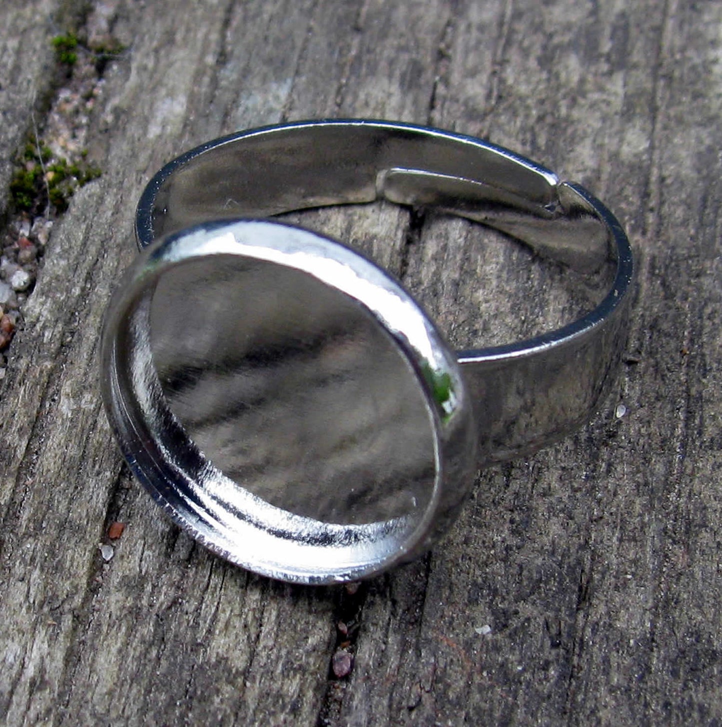 Ringstomme Silverfärgad - Ram rund 12mm, 1 styck