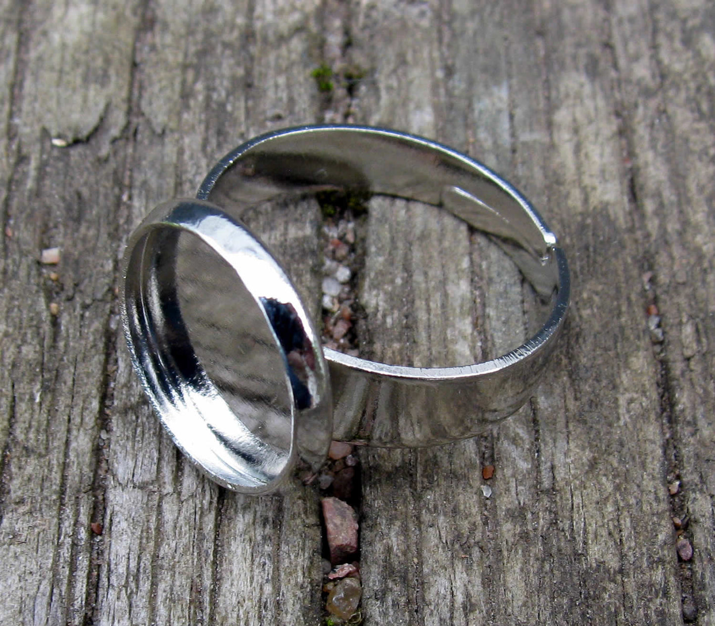 Ringstomme Silverfärgad - Ram rund 12mm, 1 styck