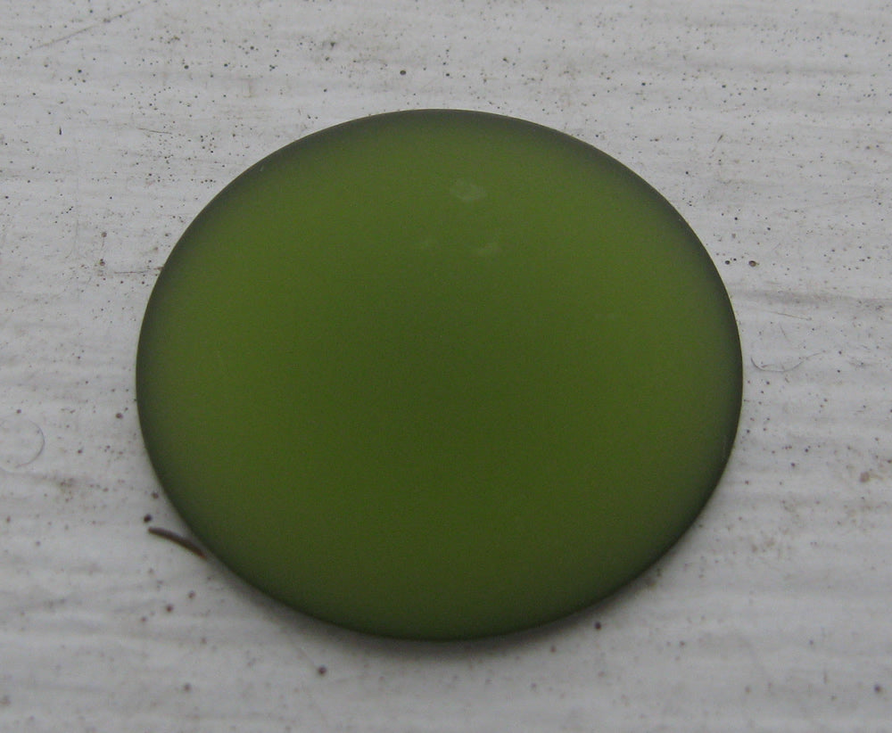 Luna Cabochon - Olive 24 mm, 1 styck