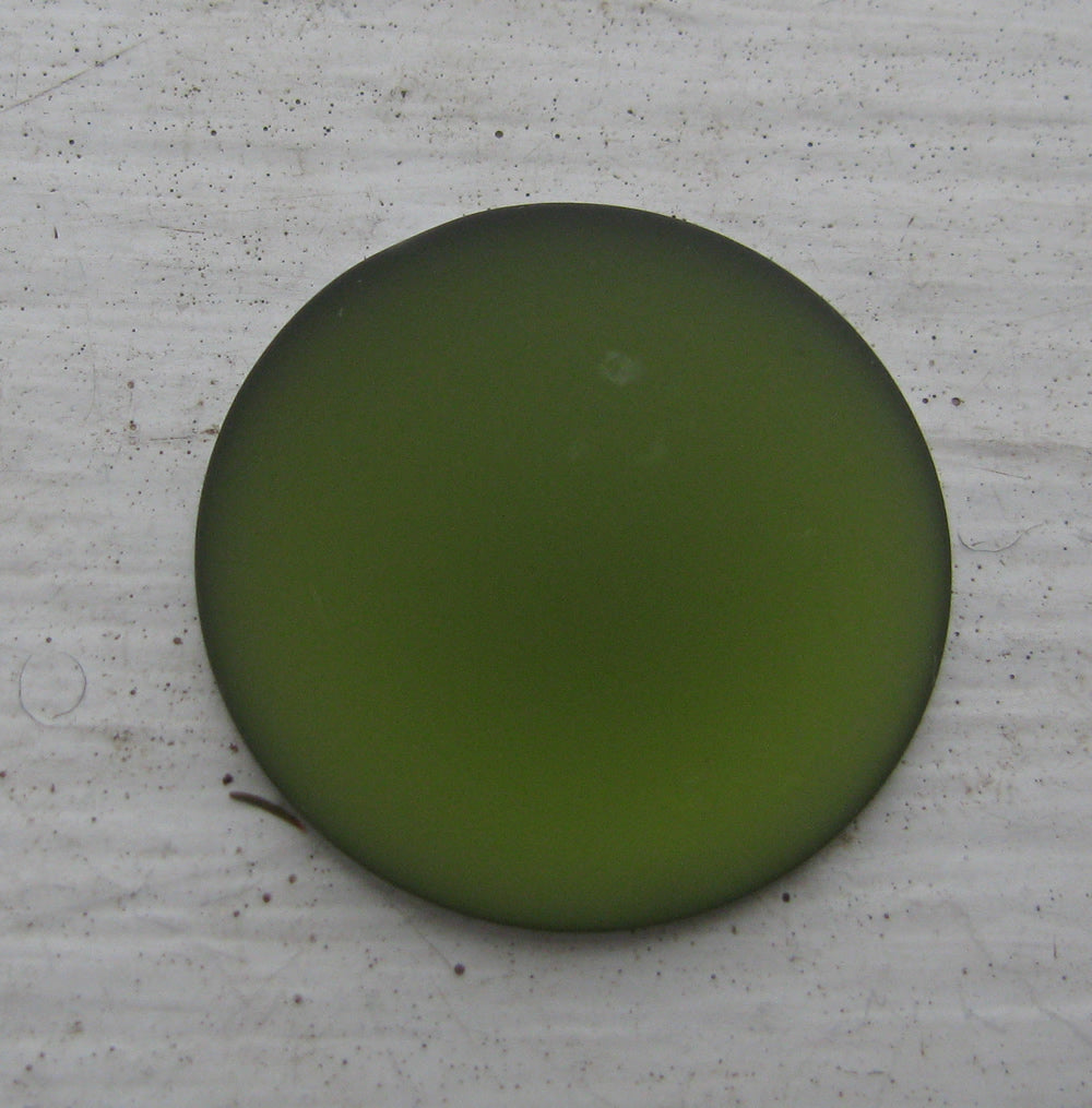 Luna Cabochon - Olive 24 mm, 1 styck