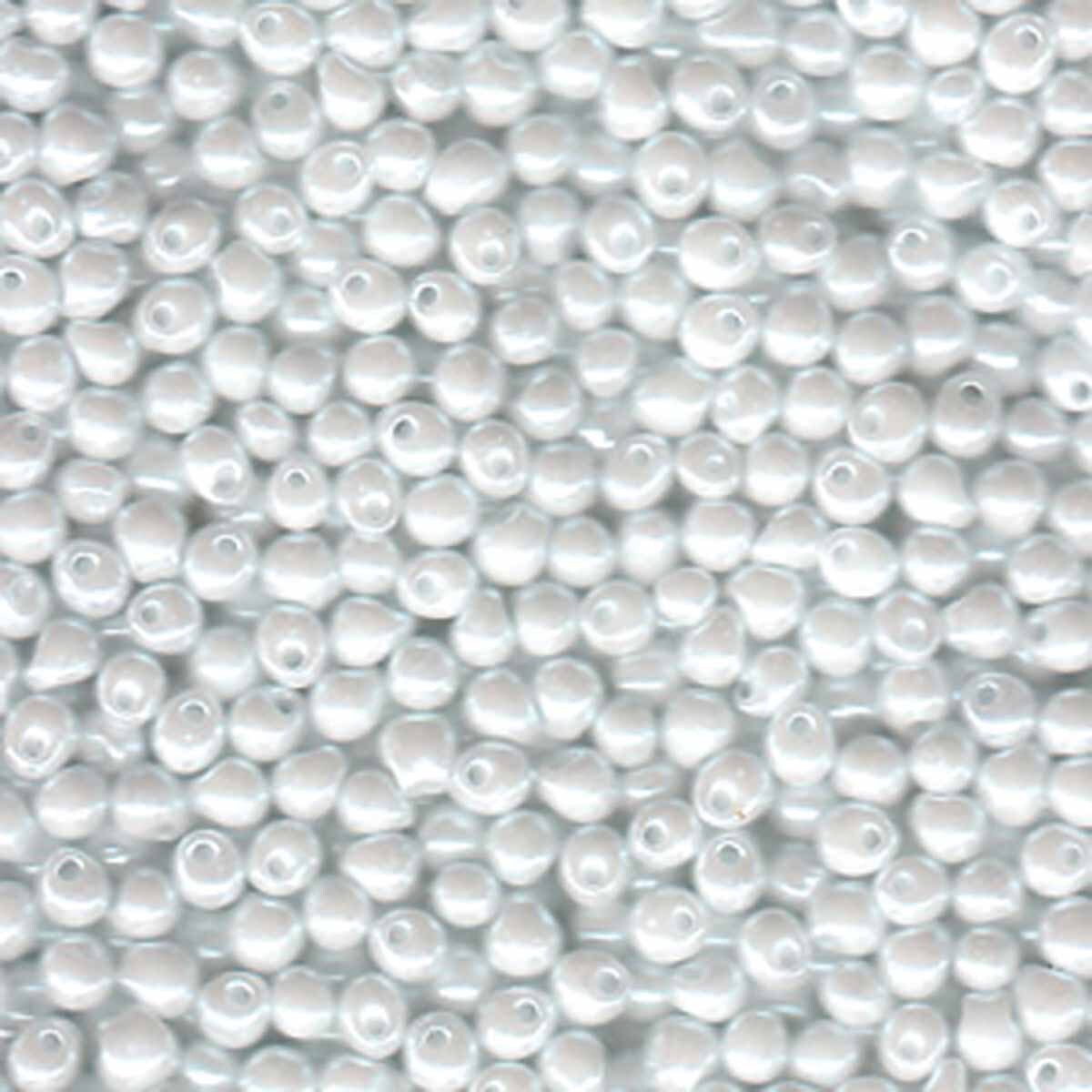 Miyuki Drop - White Pearl 3