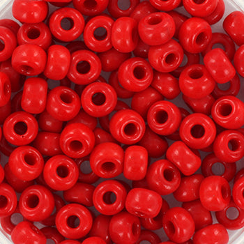 Miyuki seed beads - Opaque Red 6/0