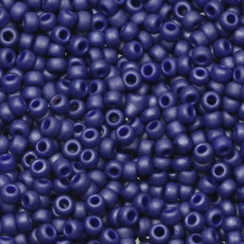 Miyuki seed beads - Matte Cobalt 11/0