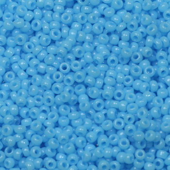 Miyuki seed beads - Opaque Light Blue 15/0