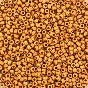 Miyuki seed beads - Duracoat Galvanized Matte Yellow Gold 15/0