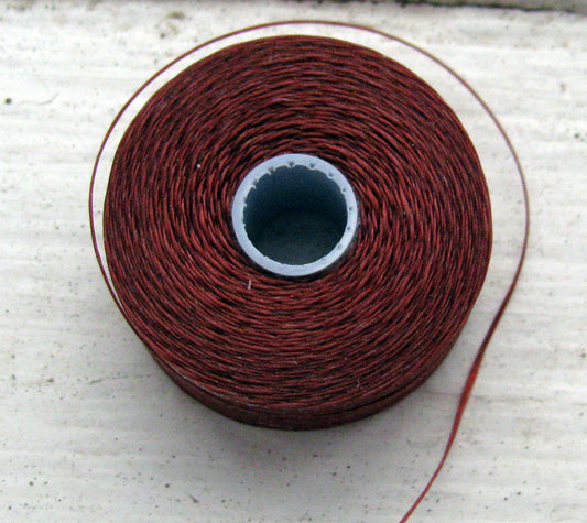 S- Lon bead thread - Sienna, strl D, 1 rulle