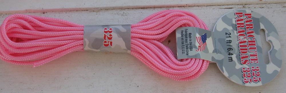 Paracord 325 - Rosa 3mm, 6,4 m