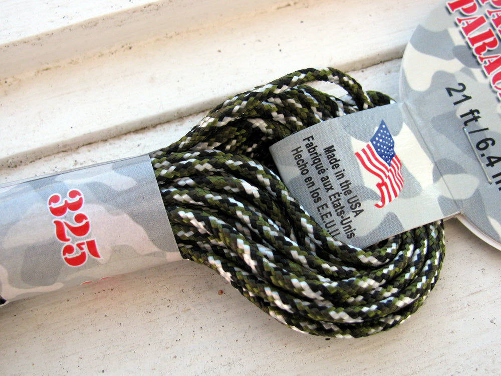 Paracord 325 - Army Camo 3mm, 6,4 m