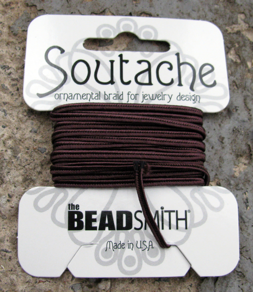 Soutache band - Beaver Brown, 1 förpackning (3 yards)