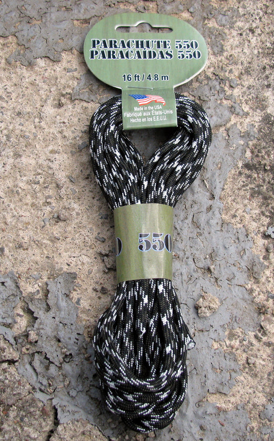 Paracord 550 - Army Camo 4mm, 4,8 m