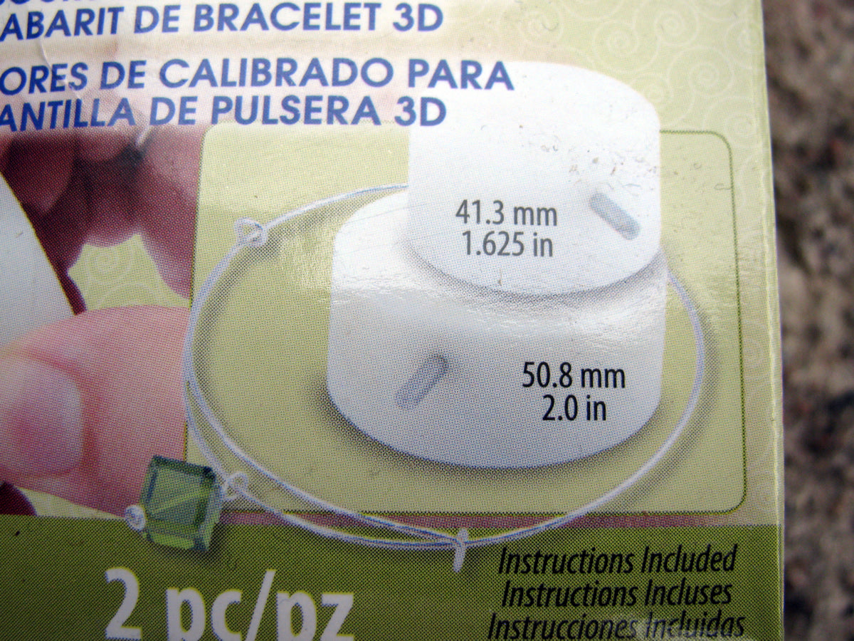 Artistic Wire - 3D Bracelet Jig sizing drums 1 set