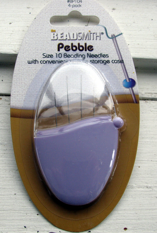 Pärlnålar Pebble - Engelska pärlnålar nr 10, 4- pack