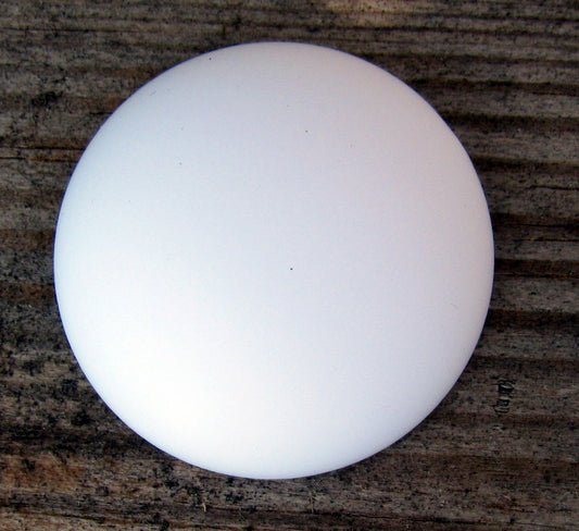 Luna Cabochon - Opaque White 24 mm, 1 styck