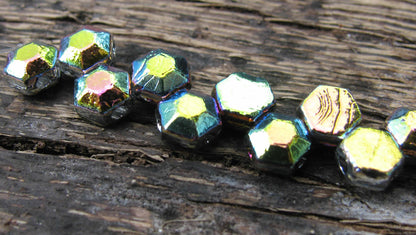 Honeycomb Jewel - Crystal Full Vitrail 6mm, 1 sträng