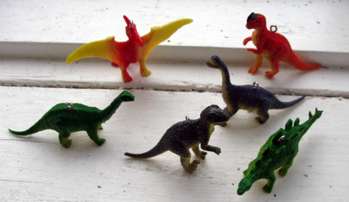 Hänge PVC - Dinosaurie Mix 6- pack