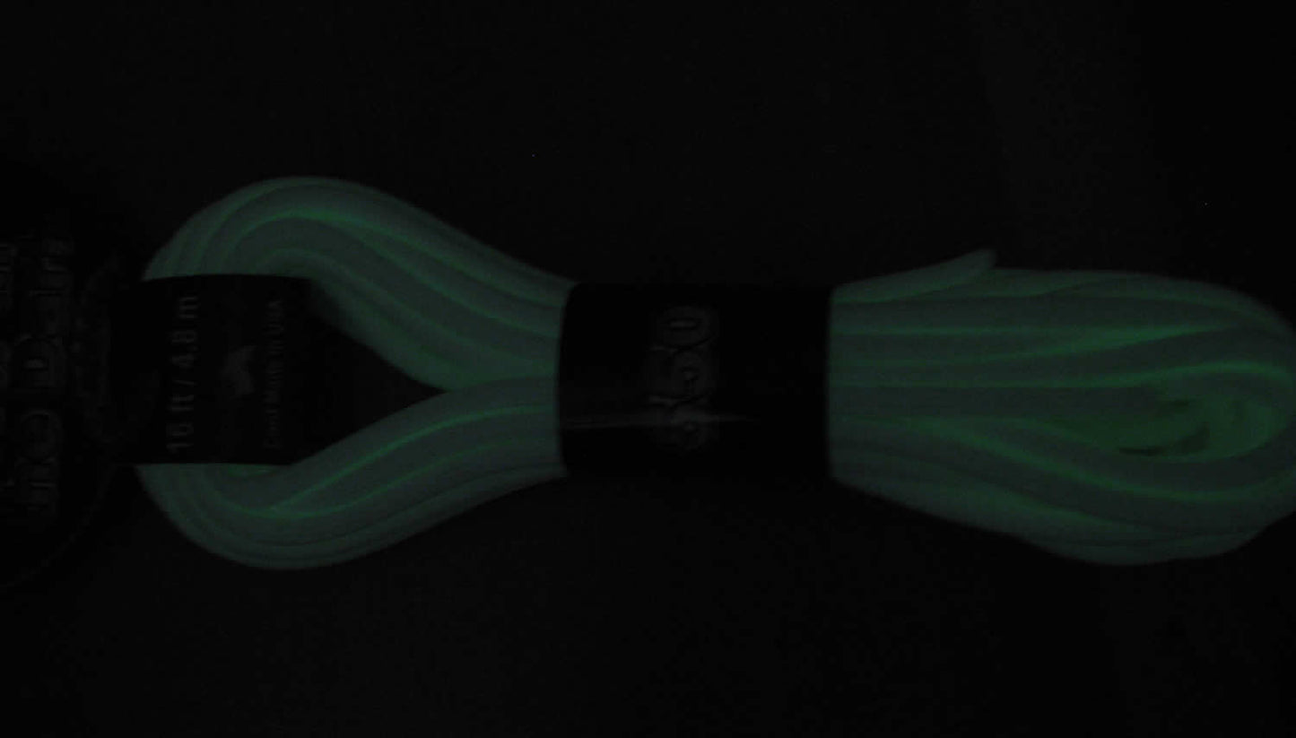 Paracord 550 - Glow in the Dark 4mm, 4,8 m