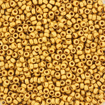 Miyuki seed beads - Duracoat Galvanized Matte Gold 15/0