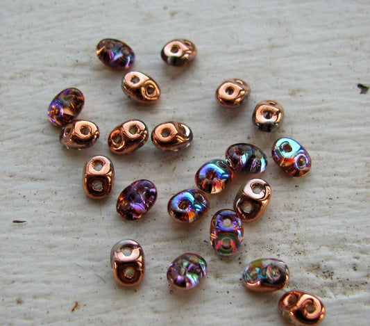 SuperDuo - Crystal Copper Rainbow, 10 gram