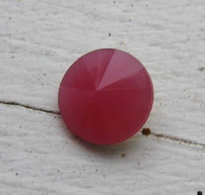 Matubo Rivoli - Pink Opal 12mm, 1 styck